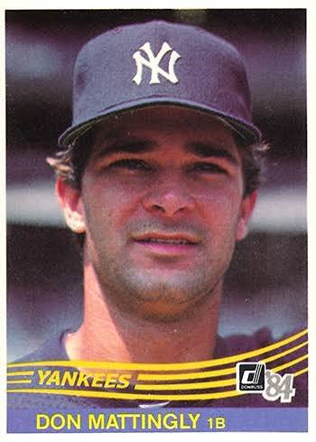 1984 Donruss Don Mattingly rookie card